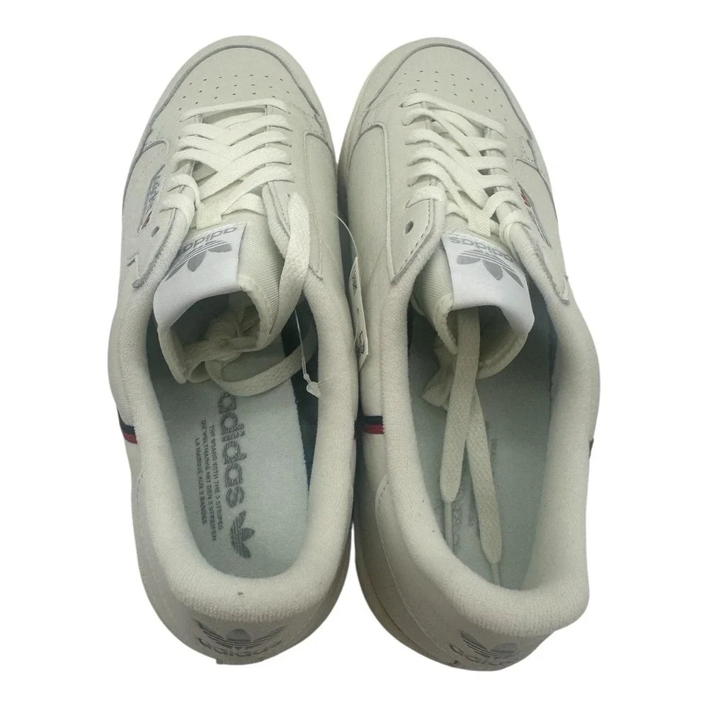 Adidas Continental 80 Shoes Mens‎ 6 Womens 7 Off White/Scarlet Sneakers B41680
